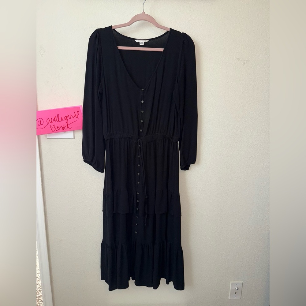 American Eagle: Versatile Black Maxi Dress
